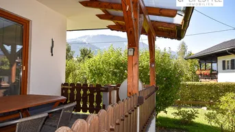 Expose Ruhige Gartenwohnung mit Charme für Kurzzeitmiete mit Bergblick