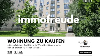 Expose Zum Verkauf steht eine sanierungsbedürftige 2-Zimmer-Loggia-Wohnung mit 12 m² Freifläche in Wien 1200 Brigittenau, nahe der U6-Station Dresdner Straße.