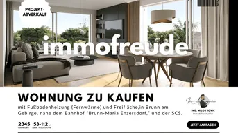 Expose Zum Verkauf steht eine 2-Zimmer-Garten-Wohnung mit 40,47 m² Freifläche in Brunn am Gebirge, nahe dem Bahnhof "Brunn-Maria Enzersdorf" und nur 8 Autominuten von der SCS entfernt.