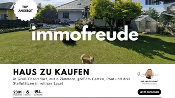 Expose 6 Zi -Einfamilienhaus mit großem Garten, Pool &amp; 3 Stellplätzen, in ruhiger Lage von Groß-Enzersdorf!