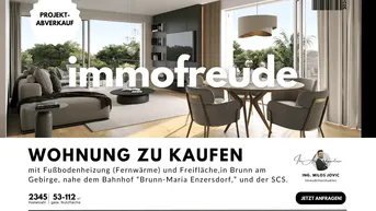 Expose Zum Verkauf steht eine 4-Zimmer-Balkon-Wohnung mit ca. 26,35 m² Freifläche in Brunn am Gebirge, nahe dem Bahnhof "Brunn-Maria Enzersdorf" und nur 8 Autominuten von der SCS entfernt.