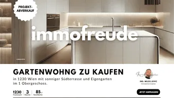 Expose 3 Zi-Neubau- Gartenwohnung im 1OG mit Süd-Terrasse und Eigengarten zu kaufen!