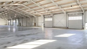 Expose HALLE für Lagerung oder Produktion + BÜRO gleich bei Wien Nord // 100 kWp Photovoltaik + Luftwärmepumpe // Nähe G3, Autobahn, Brünner Straße