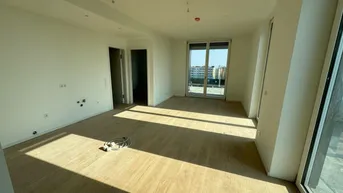 Expose Miete: Grünblick im Viertel Zwei 8.OG Erstbezug | U2 | XL-Terrasse| Pool | Klima