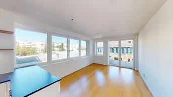 Expose Viertel Zwei Korso: 5.OG mit 15m² XL-Terrasse | 360°-Tour