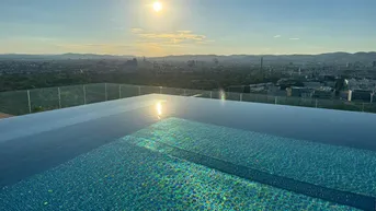 Expose Rooftop Pool, Concierge! Luxuswohnung im Hochhaus Grünblick 5.OG | U2 | XL-Balkon