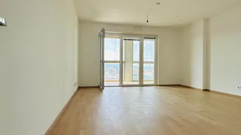 Expose PROVISIONSFREI! HELIO TOWER! ERSTBEZUG! 17. STOCK! HELIO TOWER!! NÄHE U3! 1. ZIMMER MIT 9m² LOGGIA! WIENBLICK! EINBAUKÜCHE.