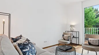 Expose BESTLAGE ALTE DONAU – 4-Zimmer-Gartenwohnung mit zwei Terrassen – 1 Minute zur Alten Donau