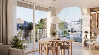 Expose BESTLAGE ALTE DONAUDACHGESCHOSSWOHNUNG5 MINUTEN ZUR ALTEN DONAU