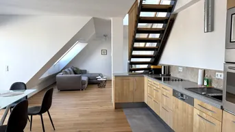Expose Stilvolle 2-Zimmer-Dachgeschosswohnung in der Leopoldstadt