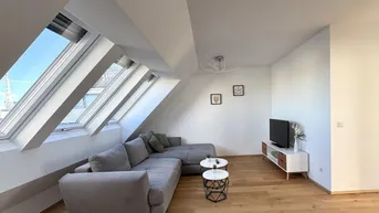 Expose Stilvolle 2-Zimmer-Dachgeschosswohnung in der Leopoldstadt