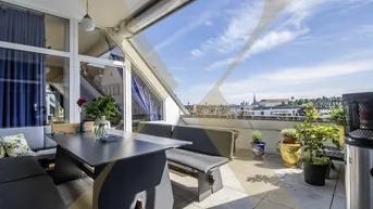 Expose Traumhafte Penthouse-Wohnung nahe Lentia City mit riesiger Dachterrasse und 2x kl.Terrassen zu vermieten!