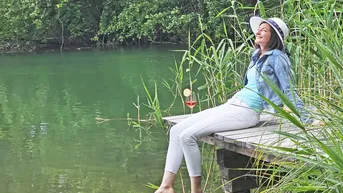 Expose Erholung pur: Anwesen mit Bootshaus am Seebach