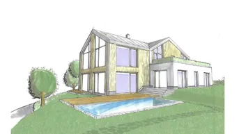 Expose Visualisiertes Wohnhaus mit genehmigten Bauplan