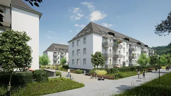 Expose ERSTBEZUG - Helle 3-Zimmer-Wohnung mit Balkon &amp; Eigengarten