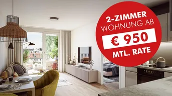 Expose 2-Zimmer Wohnung mit Parkblick ab EUR 950,- monatl.