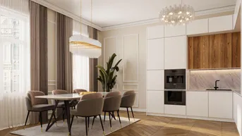 Expose Großzügige Altbauwohnung mit Potential im 9. Bezirk – 165 m² Wohnfläche in bester Lage