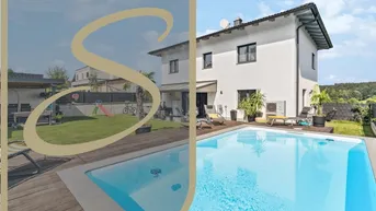 Expose Modernes Einfamilienhaus mit Pool und sonnigem Garten in Top-Lage!!