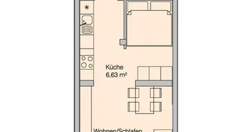 Expose Geförderte Wohnung | Sonnendurchflutete 1,5- Zimmerwohnung im Bezirk Graz-Puntigam