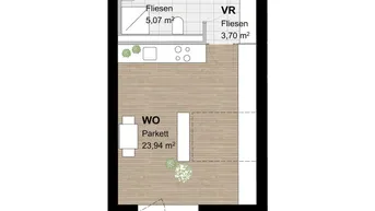 Expose Charmante 1-Zimmer-Wohnung mit Balkon