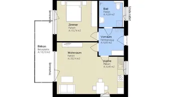 Expose Exklusive 2-Zimmer Wohnung im Herzen von Wetzelsdorf