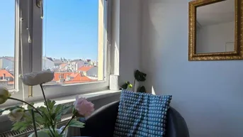 Expose Helle Citywohnung mit Ausblick – Möbliertes 1-Zimmer-Apartment nahe Naschmarkt