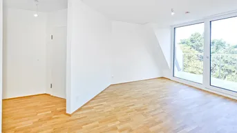 Expose NEUER PREIS &amp; PROVISIONSFREI I Wohlfühloase beim Matznerpark: Erstbezug mit 2 Zimmern und Balkon!