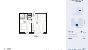 Expose AICHHOLZGASSE - 2-Zimmer-Vorsorgewohnung mit Balkon - Zwischen Schloss Schönbrunn und Stadtleben