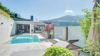 Expose Penthouse-Erlebnis mit Pool und Sauna - traumhafter Bergblick inklusive!
