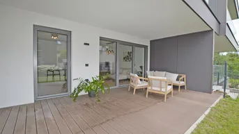 Expose Ihr privates Gartenparadies: Neubauwohnung mit Terrasse in Bürmoos - Provisionsfrei