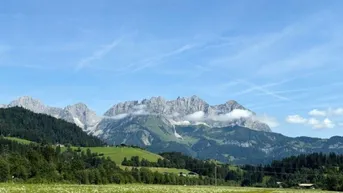 Expose Reith bei Kitzbühel: Baugrundstück mit wunderbarem Kaiser-Blick in absoluter Ruhelage zu verkaufen