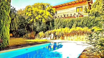 Expose Mit (Sonnen)SCHIRM, CHARME und (Wasser)MELONE: Einfamilienhaus mit Pool und Fernblick am Ölberg