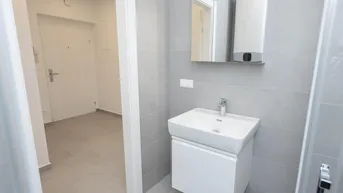 Expose ERSTBEZUG NACH KOMPLETTSANIERUNG!! Entzückende 2 Zimmer Eigentumswohnung mit Loggia in Donaunähe - inkl. KFZ Stellplatz 