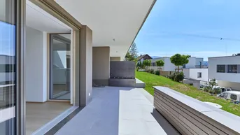 Expose HOCHWERTIGE 2-Zimmer-Wohnung mit 25 m² Terrasse UND Garten - sehr ruhige Lage