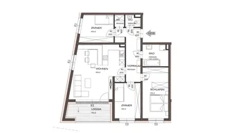 Expose 4-Zimmer - 2. Stock mit partiellem Traunsteinblick - NEUBAU - ZENTRUM Vöcklabruck - optional mit Dachgarten