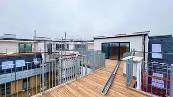 Expose Über den Wolken - Provisionsfreie Maisonette-Dachgeschosswohnung mit 2 Terrassen und Blick auf die Gloriette!