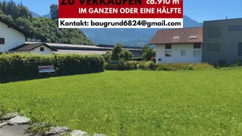 Expose Schönes Bau-Grundstück mitten in Schlins als Ganzes oder geteilt zu verkaufen