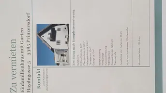 Expose Einfamilienhaus mit Garten und Garage