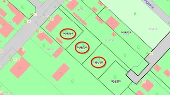 Expose Bauträger: Baugründe für 4 Wohneinheiten, parzelliert und aufgeschlossen