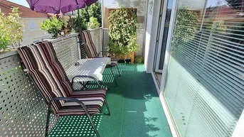 Expose Thermensiedlung Oberlaa Helle 2 1/2 Zimmer Wohnung mit großer, offener Loggia mit Blick ins Grüne!