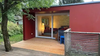 Expose Einmalige Gelegenheit: Modernes Architekten-Microhouse am privaten Schellensee - U6-Endstation