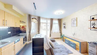 Expose Charmante Erdgeschosswohnung in Finkenstein: 61 qm Wohnkomfort, 2 Schlafzimmer, stilvolles Wohn-Esszimmer, Parkettboden – Möbliert und renoviert, ein Zuhause zum Verlieben!