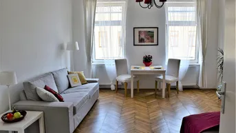 Expose Helle möblierte Wohnung auf Zeit ° Kurzzeitapartment ° voll ausgestattet ° für Job oder Praktikum in Wien