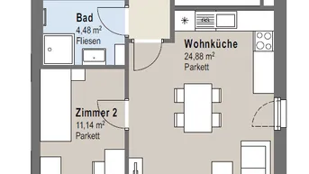 Expose Neubau 3-Zimmer Wohnung mit Balkon und Tiefgarage inkl. Einbauküche € inkl. BK,HZ&amp;WW