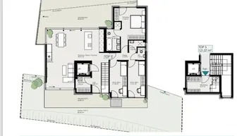 Expose Neuwertige 4-Raum-Penthouse-Wohnung mit Balkon, Garten und Einbauküche in Axams