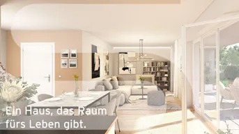 Expose Leben am Eibenweg, Zuhause mit Panorama | Doppelhaushälfte in Thurnharting | DH7
