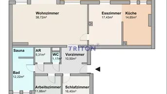 Expose 4 Zimmer Wohnung mit optimaler Raumaufteilung