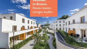 Expose marena - Wohnen in Krems: 2-Zimmer-Wohnung mit großzügiger Loggia und Eigengarten