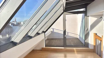 Expose Moderne Dachgeschosswohnung mit Galerie &amp; Terrasse nahe Westbahnhof