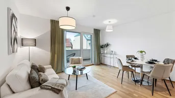 Expose ERSTBEZUG: Traumhafte 2-Zimmer-Wohnung mit Balkon (ideal für Anleger)